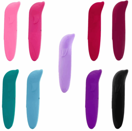 Vibrador Aveludado Golfinho Estimulador De Ponto G Mega Import